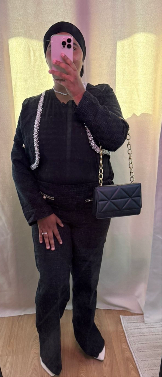 Ensemble parisienne noir